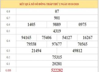 Dự đoán XSDT ngày 12/10/2020 dựa vào phân tích KQXSDT thứ 2 tuần trước