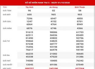 Dự đoán XSMN ngày 8/10/2020