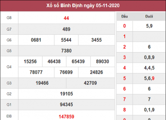 Dự đoán XSBD ngày 12/11/2020- xổ số bình định chuẩn xác