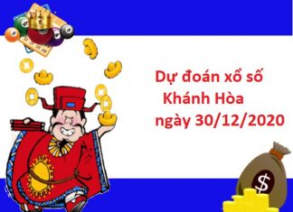 Quay thử kết quả xổ số Khánh Hòa 30/12/2020