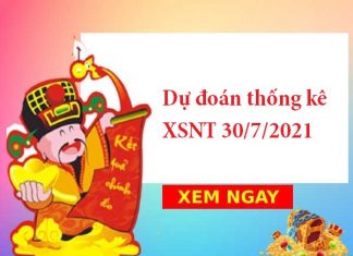 Dự đoán thống kê XSNT 30/7/2021