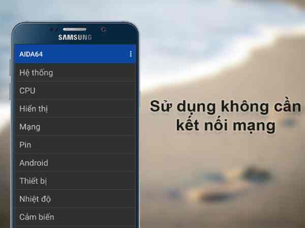 Ứng dụng kiểm tra cấu hình của iPhone AIDA64