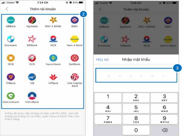 Cách liên kết ví Airpay với ngân hàng