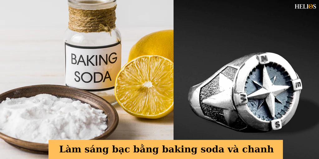 Làm sáng bạc bằng banking soda