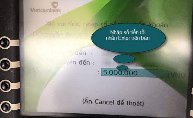 Nhập Số Tiền Cần Chuyển Nhập Số Tiền Cần Chuyển