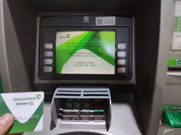 Lỗi atm không rút được tiền?
