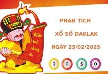 Phân tích xổ số Daklak ngày 25/2/2025 thứ 3 phát tài