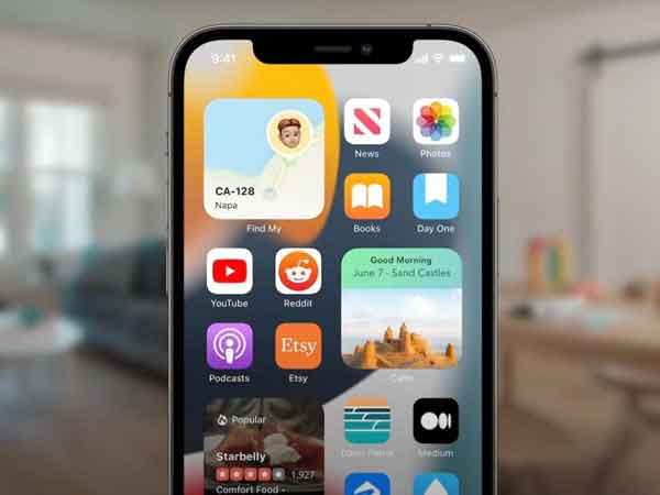 Cách thay đổi giao diện iPhone qua widget