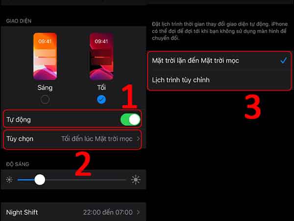iPhone cung cấp tính năng Chế độ tối (Dark Mode) để bạn thay đổi giao diện ứng dụng