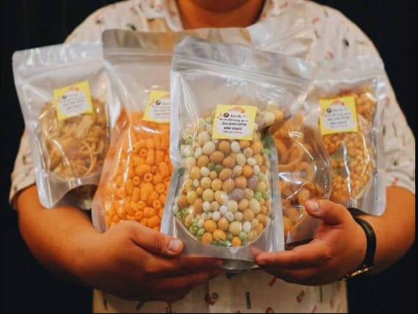 Đồ ăn vặt tiện lợi, đóng gói thông minh