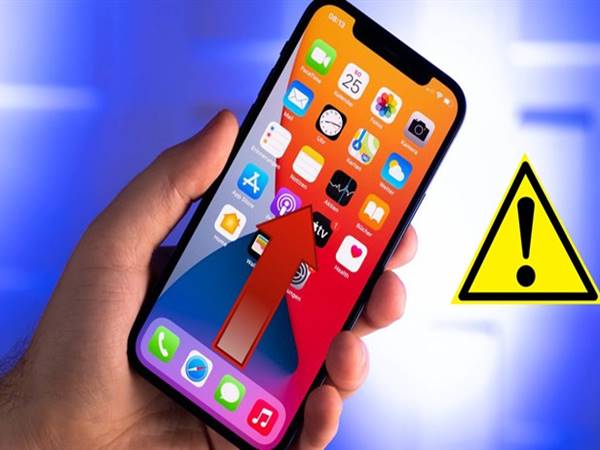 iPhone bị đơ không bấm được