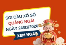 Soi cầu xổ số Quảng Ngãi ngày 24/1/2026 hôm nay siêu chuẩn