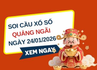 Soi cầu xổ số Quảng Ngãi ngày 24/1/2026 hôm nay siêu chuẩn