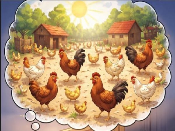 Ý nghĩa chung khi nằm mơ thấy nhiều gà