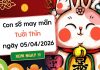 con số may mắn ngày 05/04/2026 tuổi Thìn
