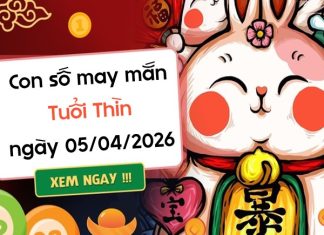 con số may mắn ngày 05/04/2026 tuổi Thìn