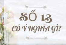 ý nghĩa số 13