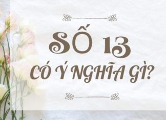 ý nghĩa số 13