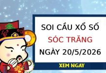soi cầu xổ số Sóc Trăng ngày 20/5/2026