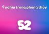 ý nghĩa số 52